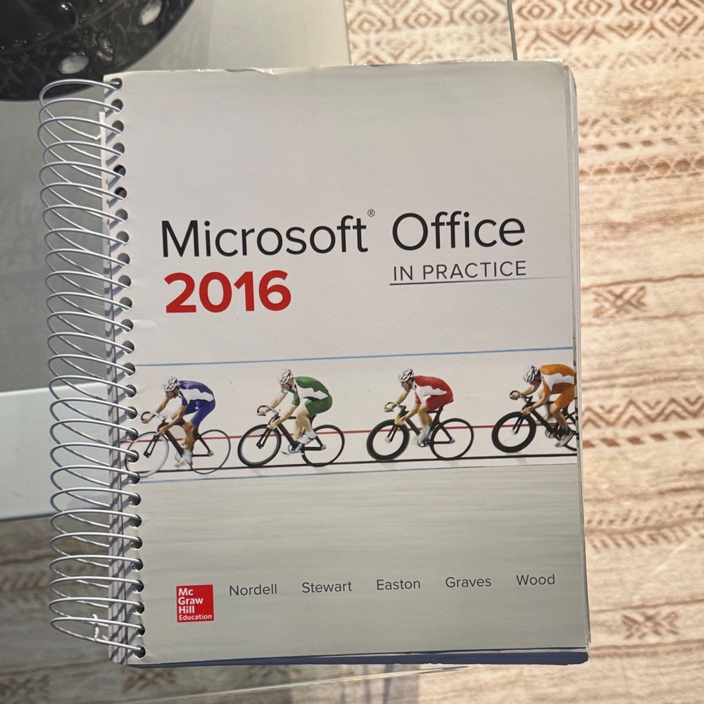 Microsoft Office 2016 Cycling Spiral Notebook